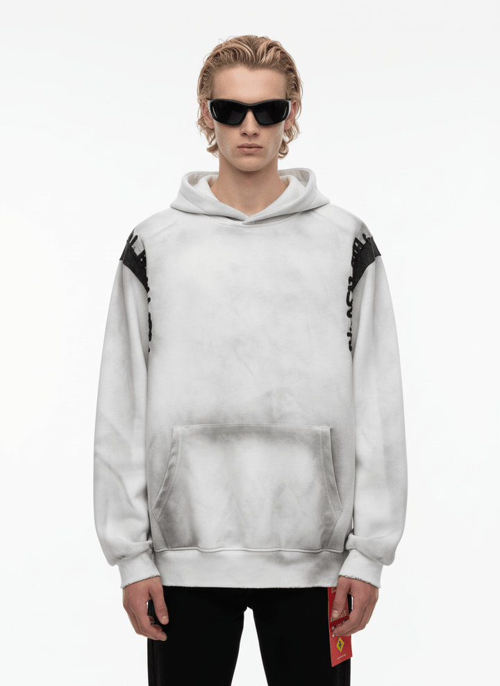 【Nanostudio】Fade Effect Vintage Hoodie  na2206