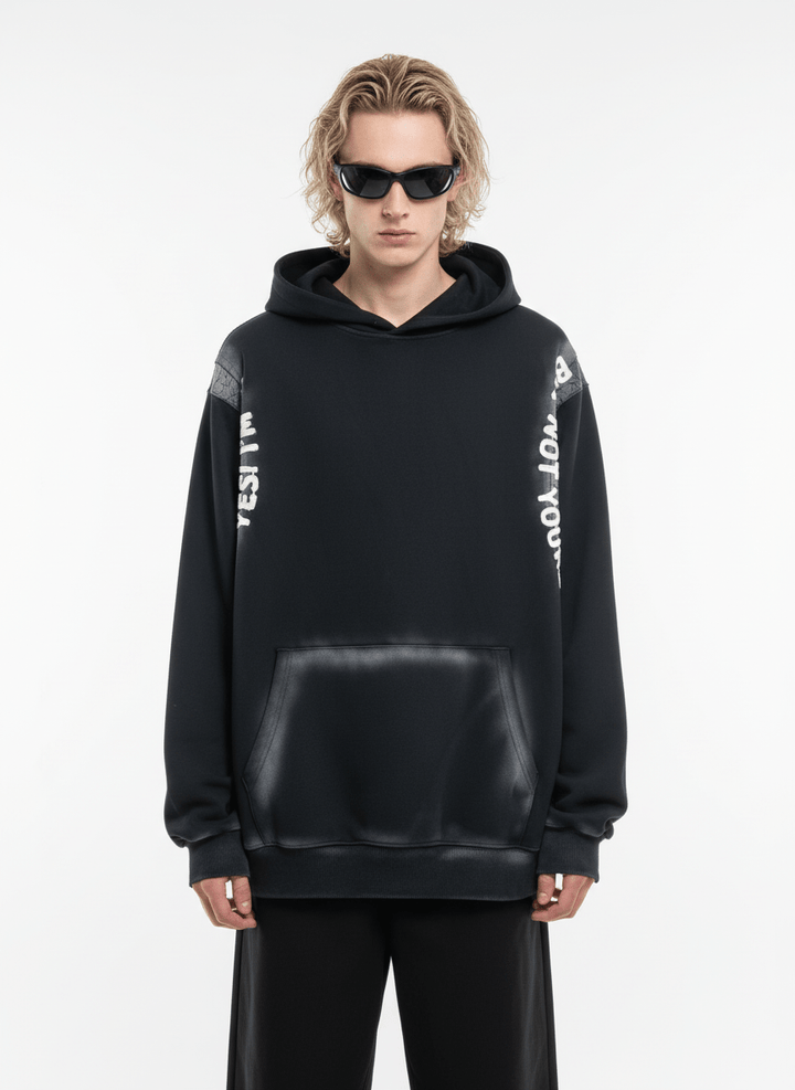 【Nanostudio】Fade Effect Vintage Hoodie  na2206