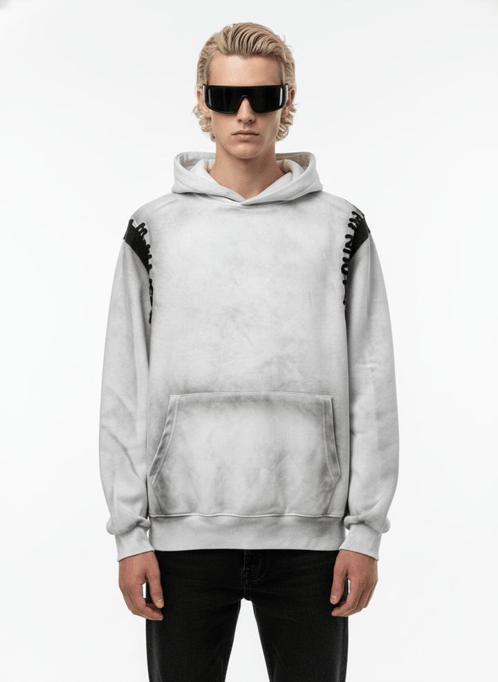 【Nanostudio】Fade Effect Vintage Hoodie  na2206