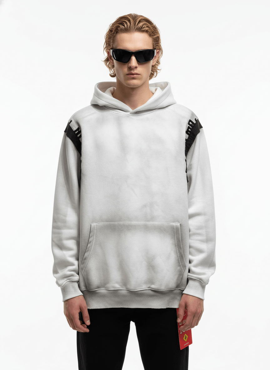 【Nanostudio】Fade Effect Vintage Hoodie  na2206