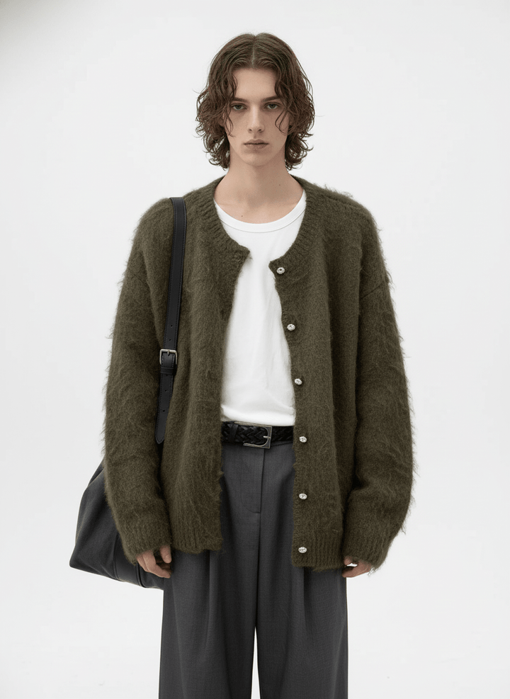 [MRCYC] Feather Touch Knit Cardigan na2207