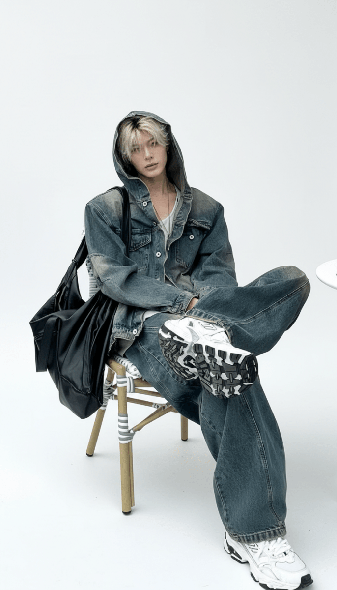 Denim Two-Piece Set na2382