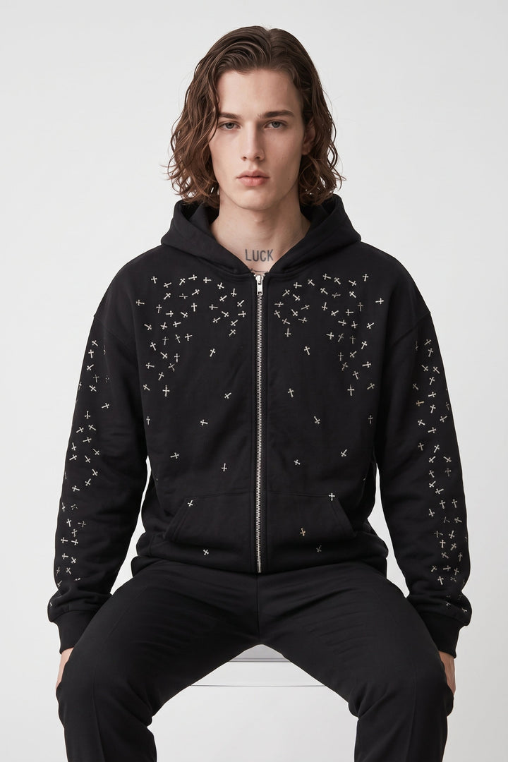 Obsidian Crossfall Zip Hoodie na2725
