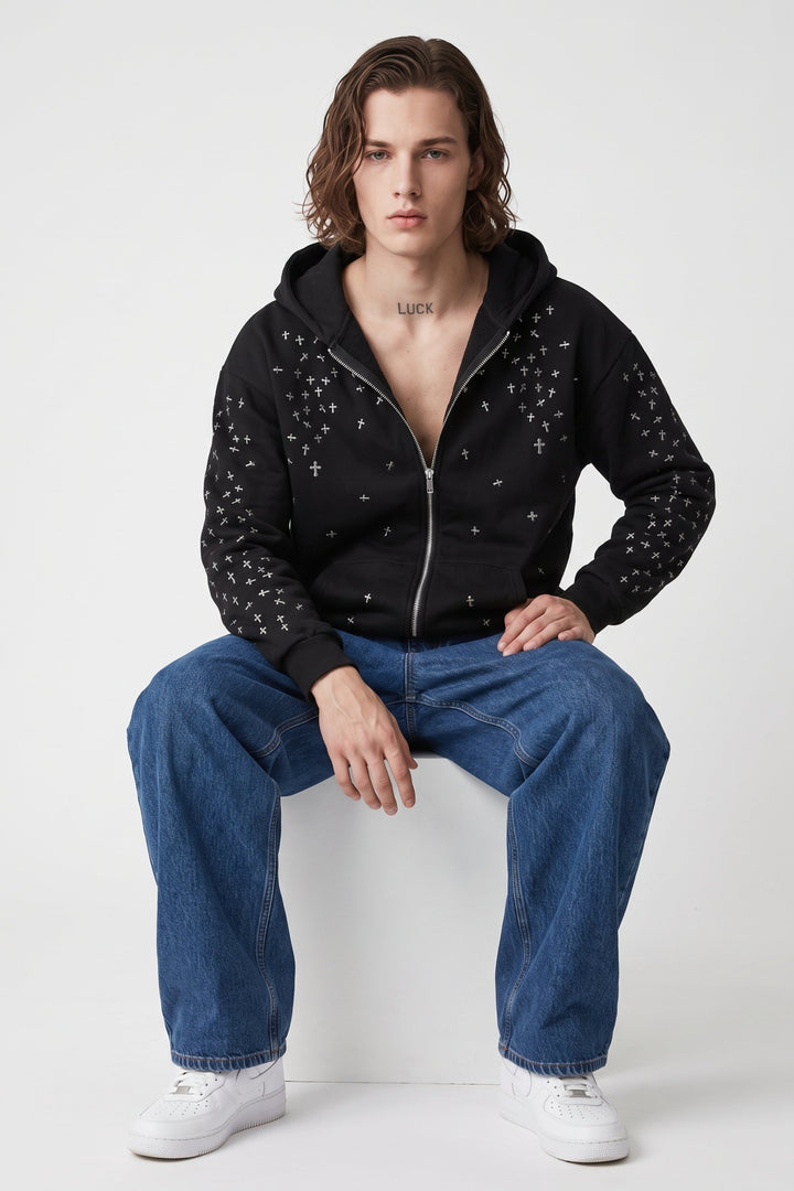 Obsidian Crossfall Zip Hoodie na2725