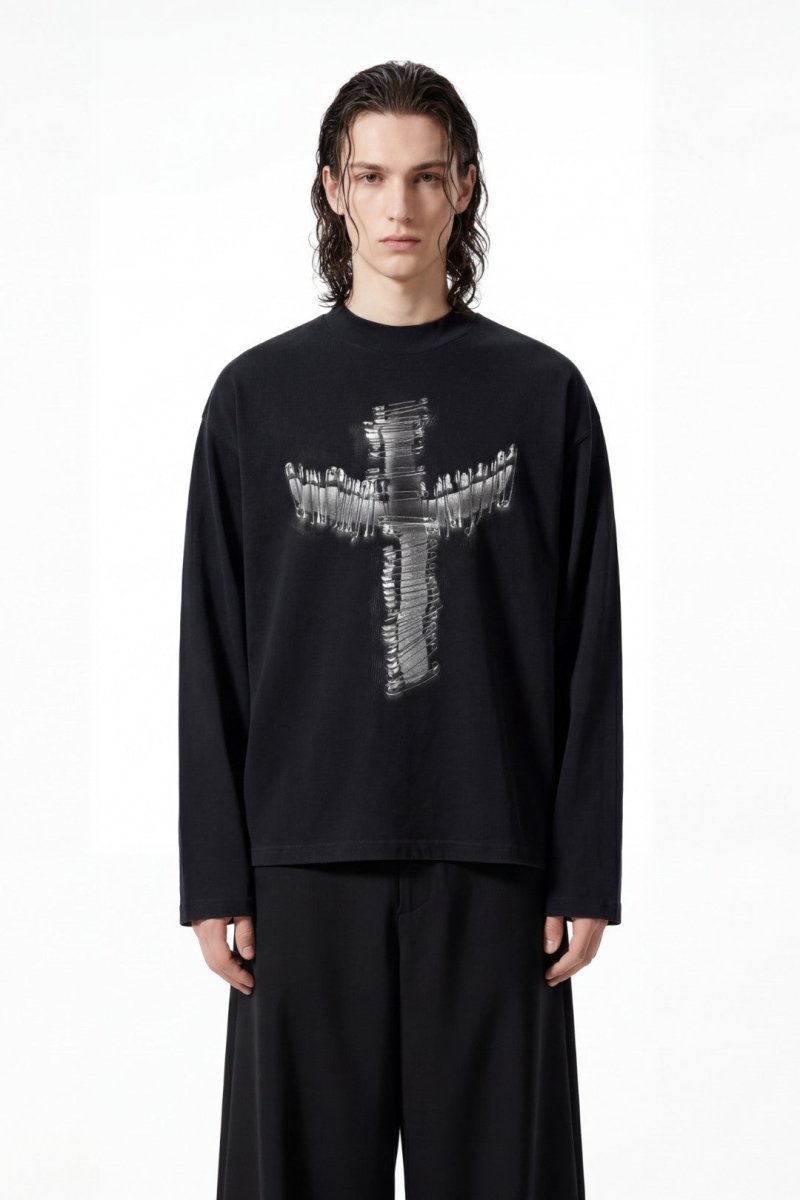 Cross stitch long tee na2483