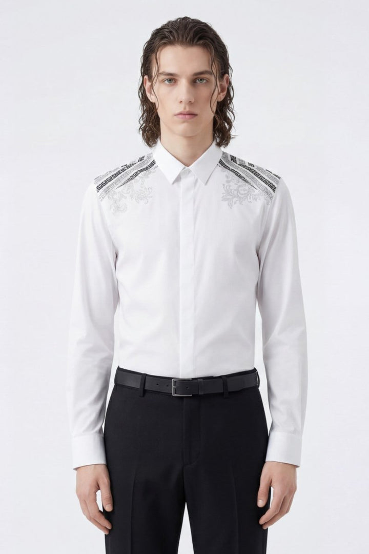 Classic embroidery shirt  na2479