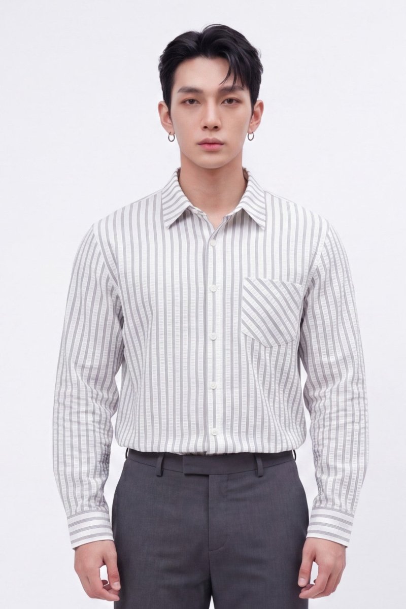 Linear Mono Box Shirt na2500