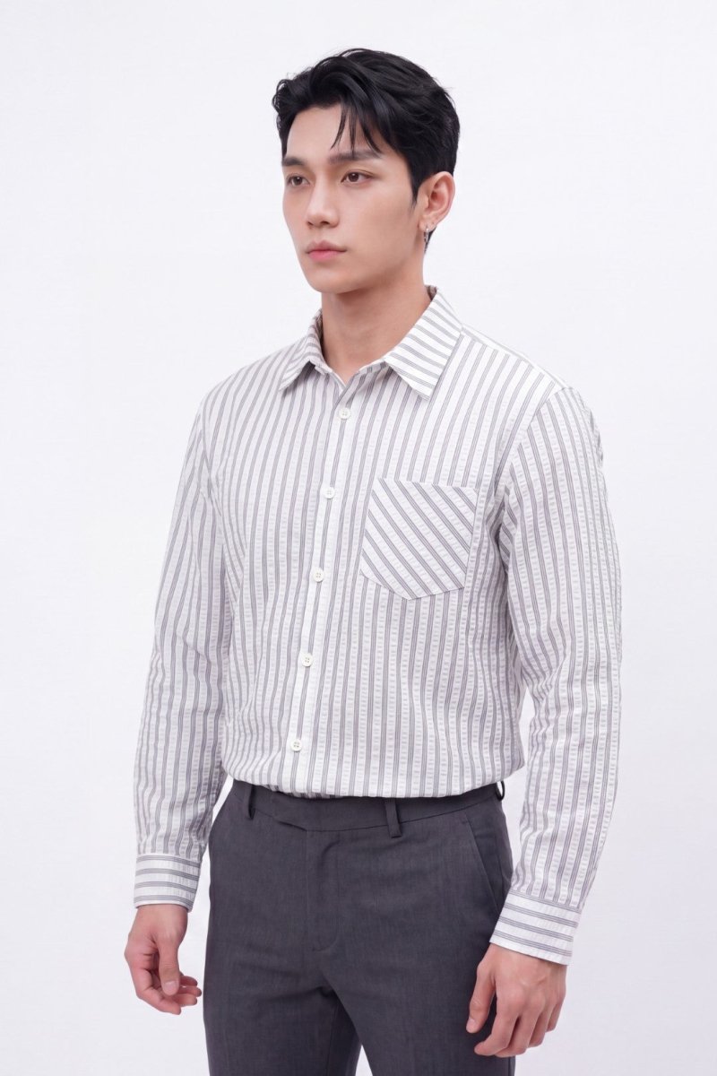 Linear Mono Box Shirt na2500