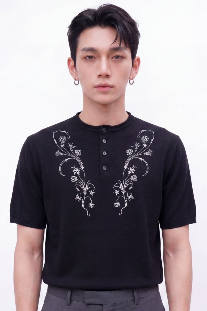 Nocturnal Bloom Henley na2503