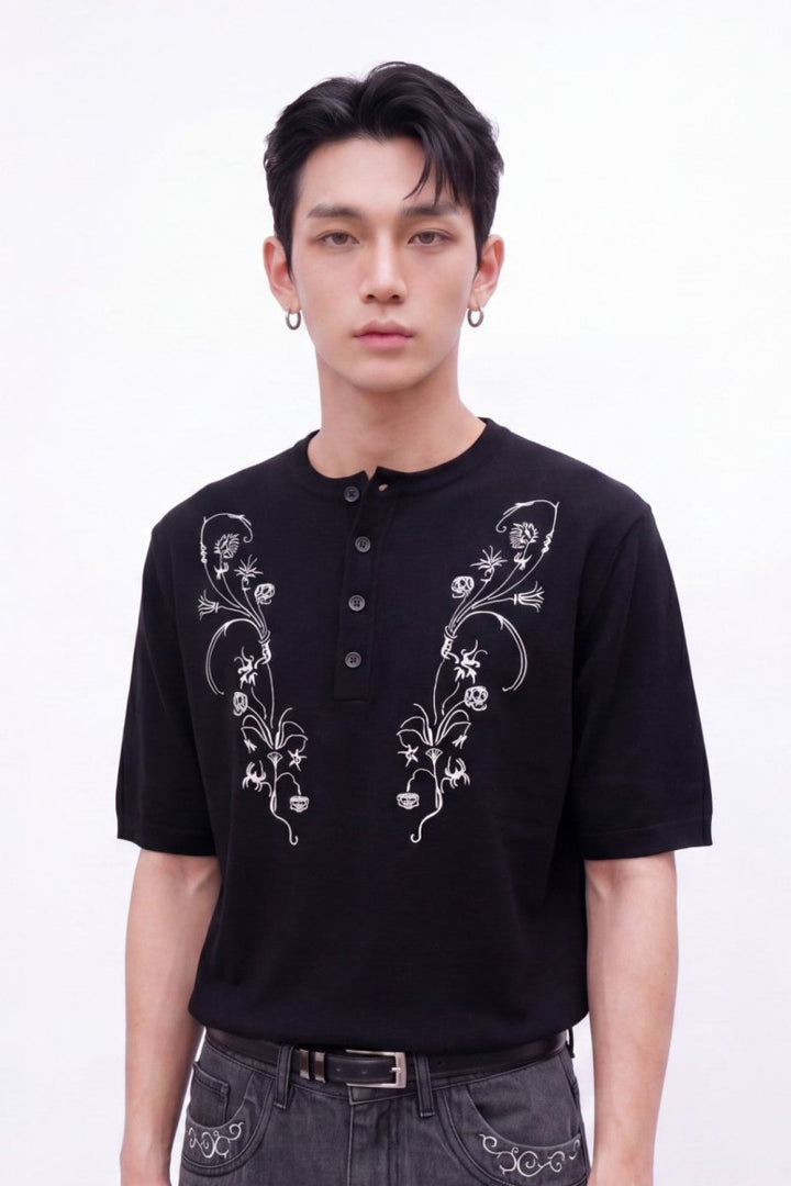 Nocturnal Bloom Henley na2503