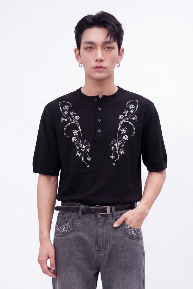 Nocturnal Bloom Henley na2503