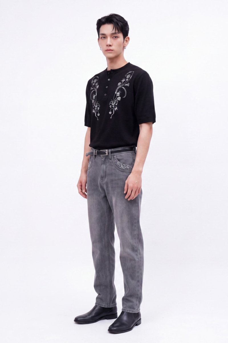 Nocturnal Bloom Henley na2503