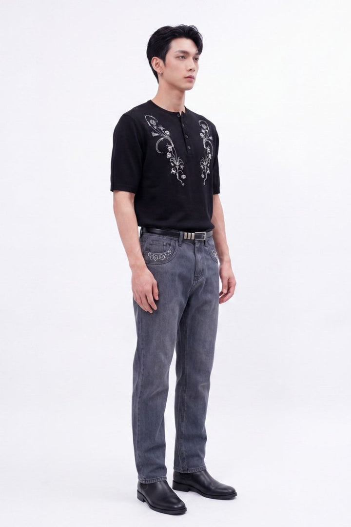 Nocturnal Bloom Henley na2503
