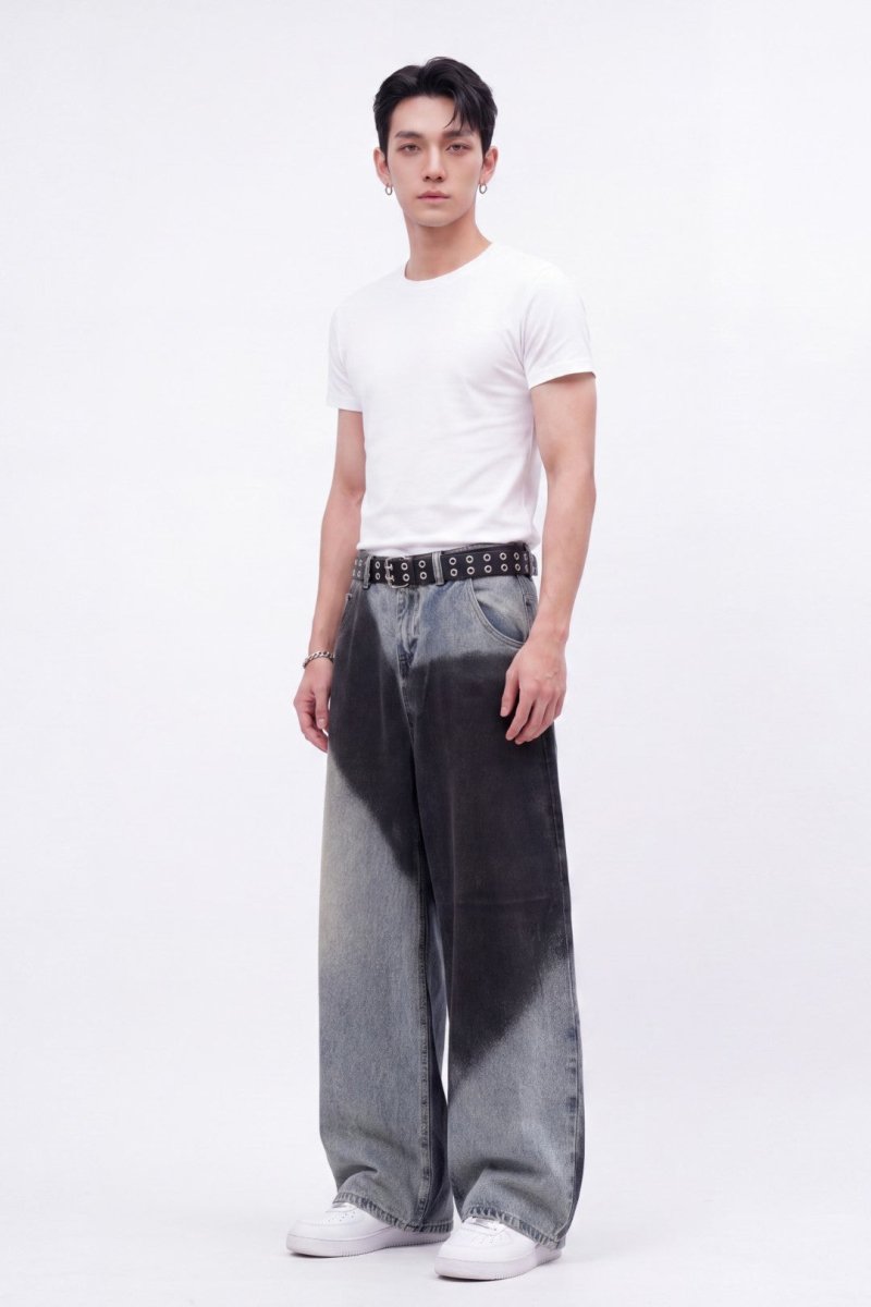 Obsidian Eclipse Wide-Leg Denim na2504