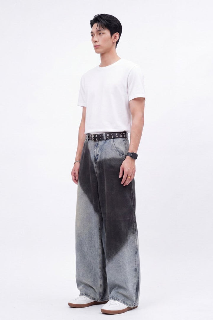 Obsidian Eclipse Wide-Leg Denim na2504