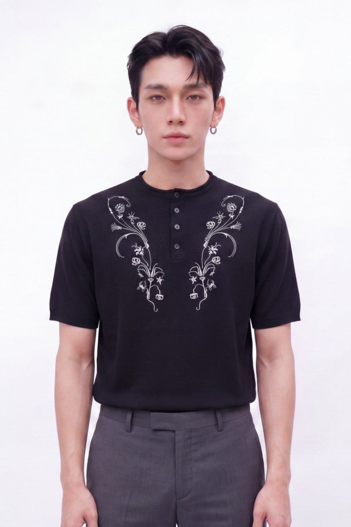 Nocturnal Bloom Henley na2503