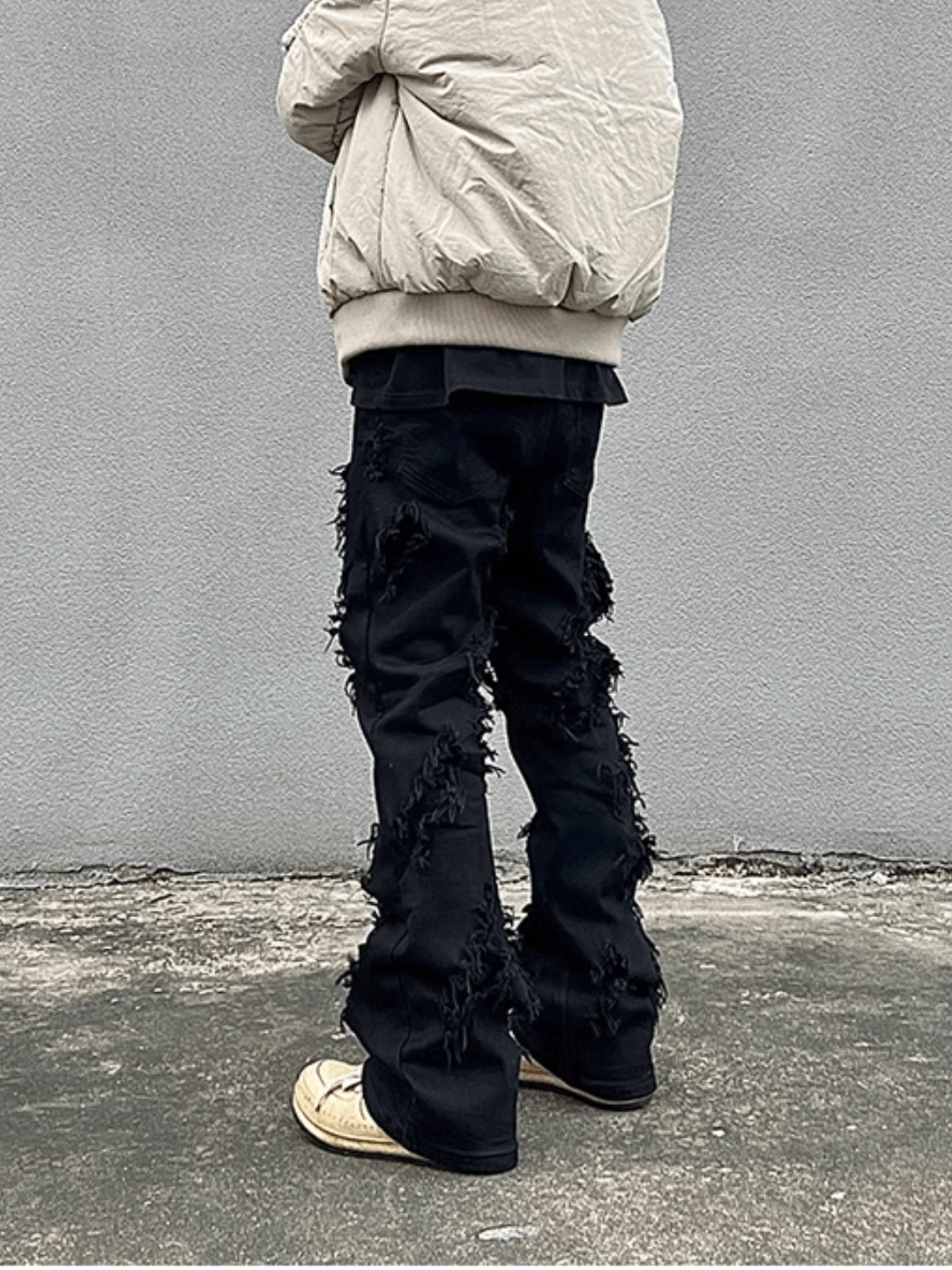 [luxe__05] high street trendy brand stretch pants na669