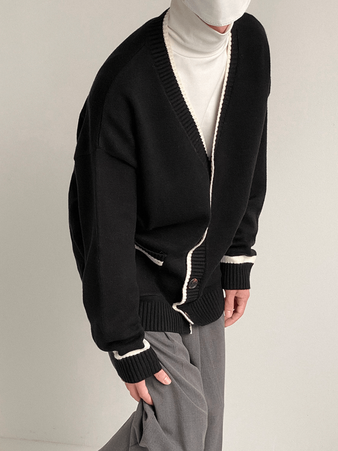 [DAZIONSED] Trendy design V-neck sweater NA602