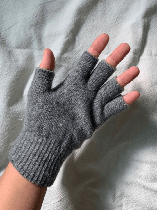 [플랫룸] wool half-handed gloves FL15