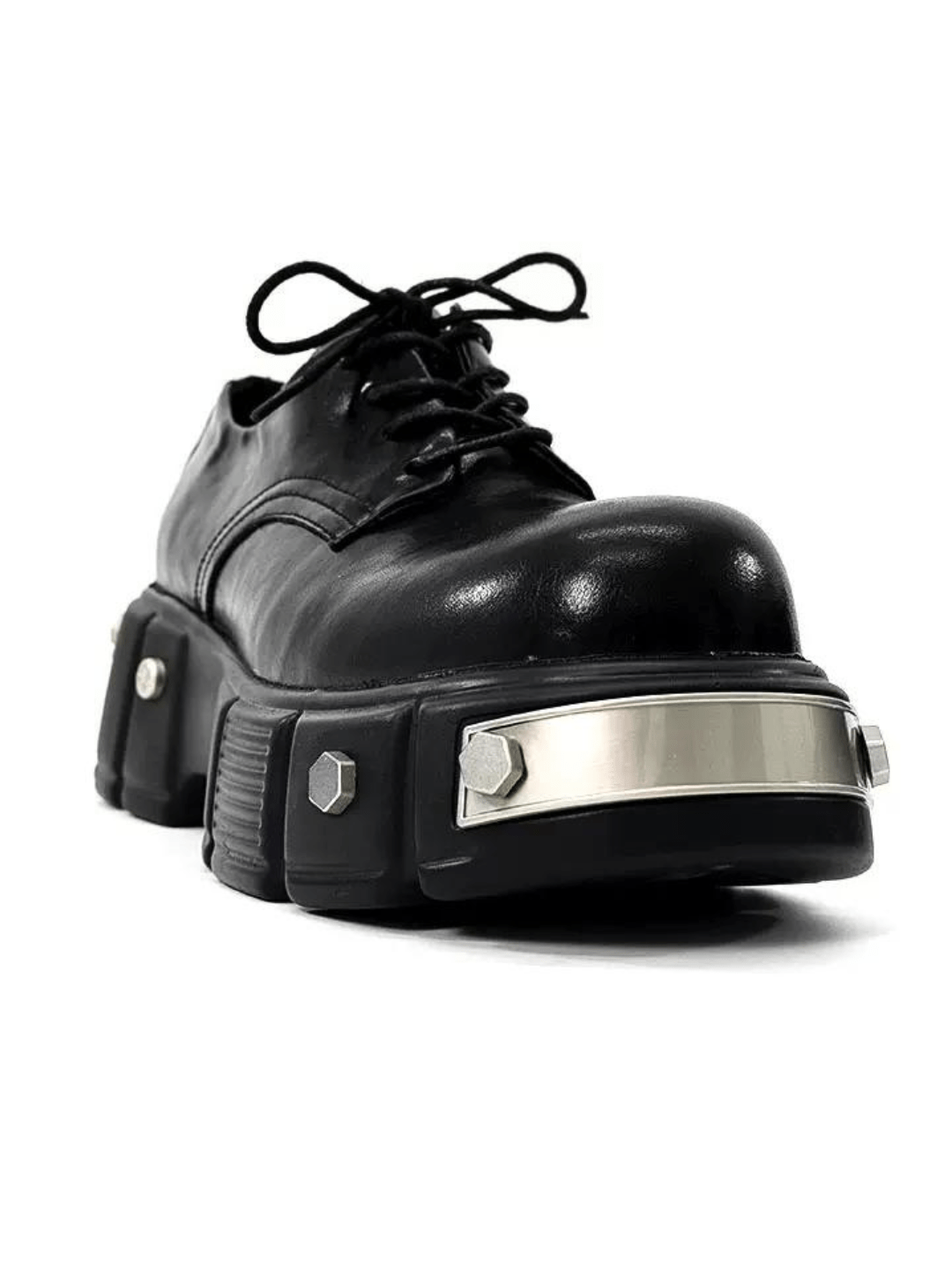 Head Round Toe Leather Shoes na948