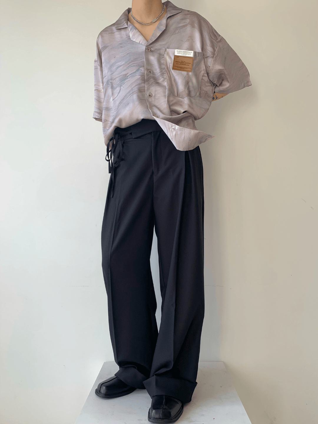 Korean design wide pants NA658