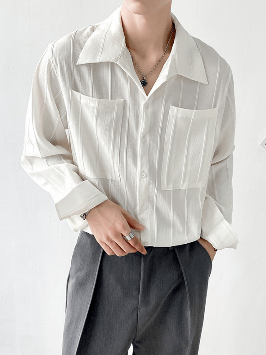 [DAZIONSED] Simple casual shirt na100
