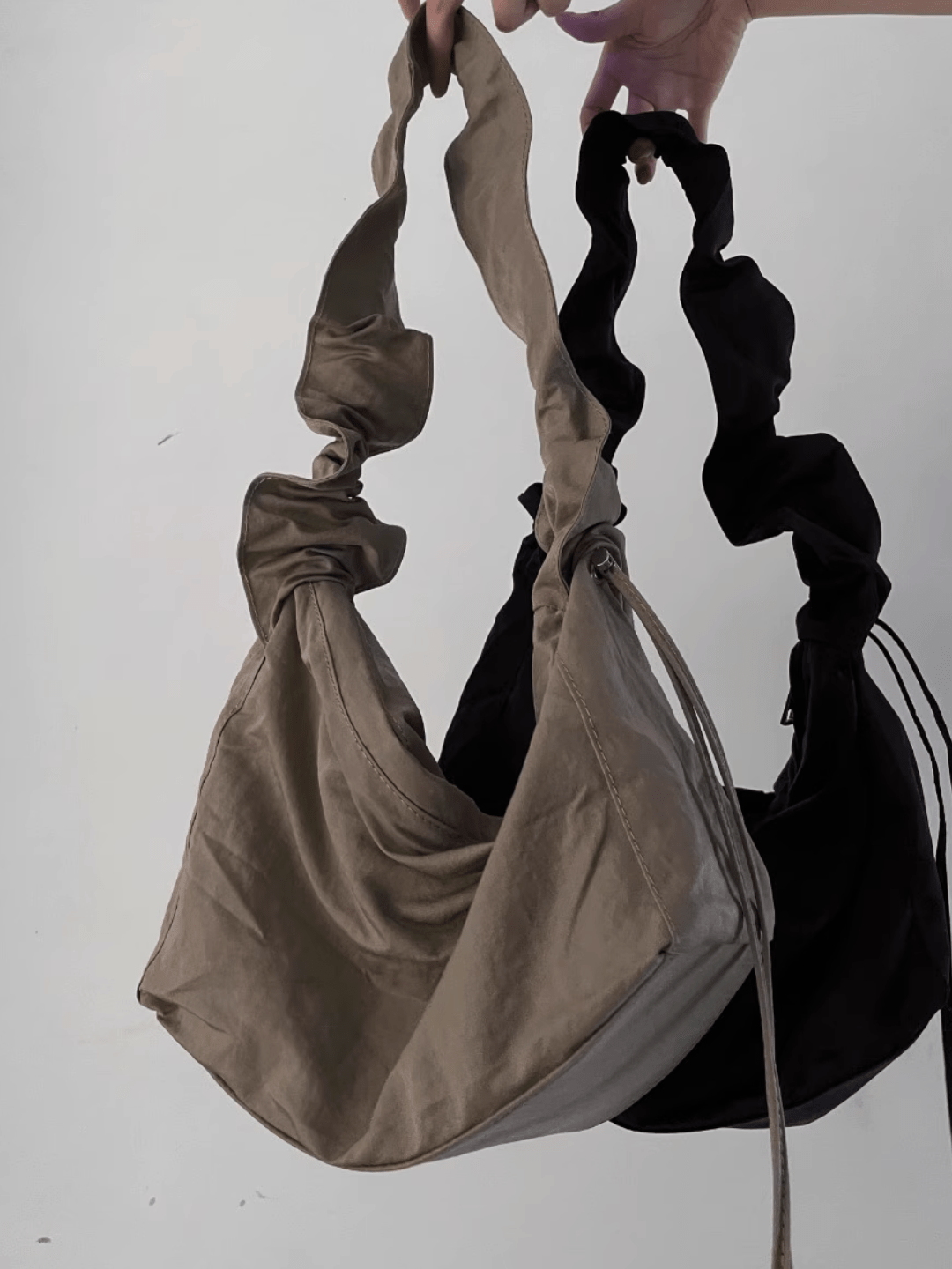 design drawstring dual-use shoulder crossbody bag na637