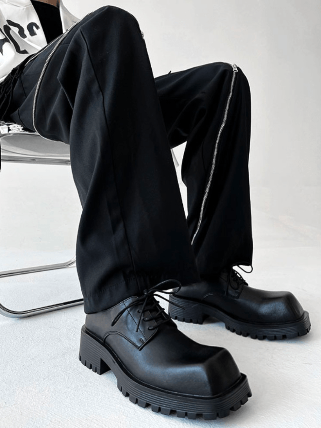 [pradox.0] leather trendy shoes pr15