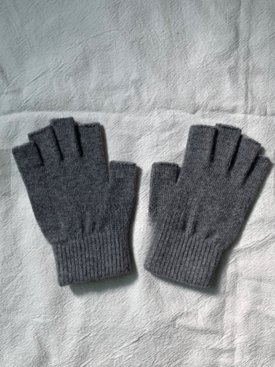 [FLAT ROOM] wool half-handed gloves FL15