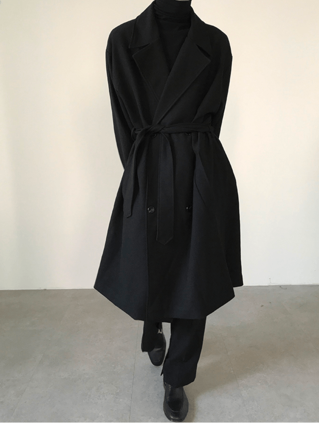 [COLN] Double Breasted Coat CL536