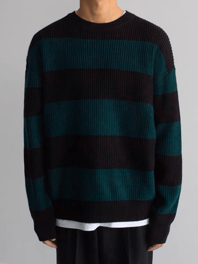 [FLAT ROOM] design sense knitted loose sweater FL02