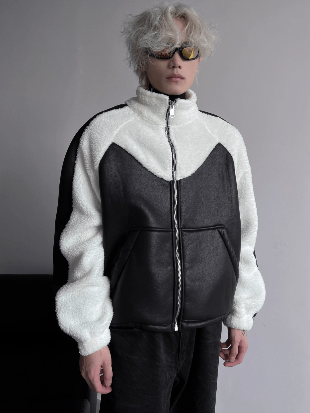 [SOULWORKER] warm cotton leather jacket na801