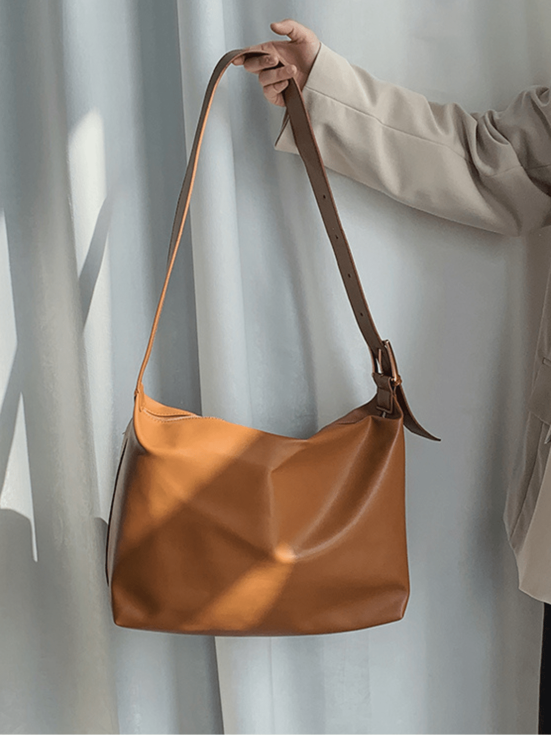 Korean street leather shoulder bag na864