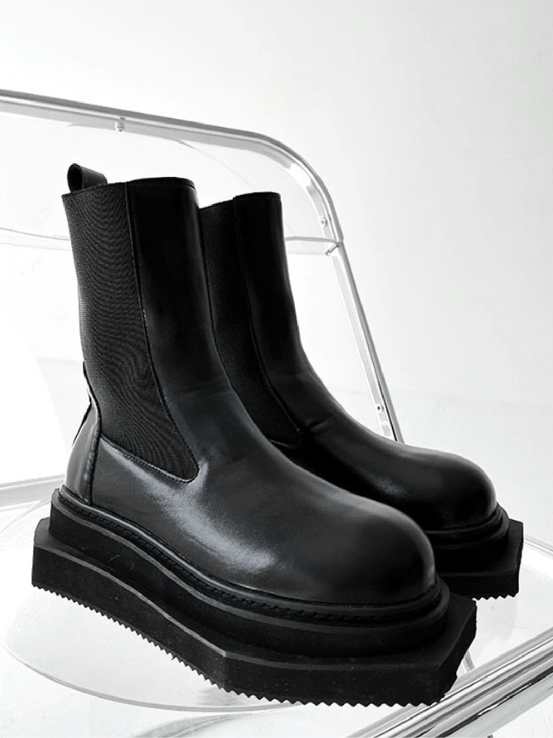 Chelsea high street leather boots na950