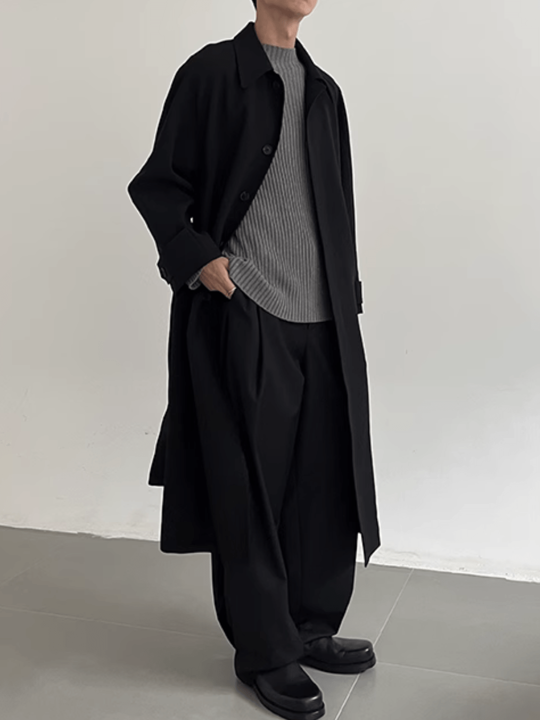 [COLN]  The lushness long trench coat na770