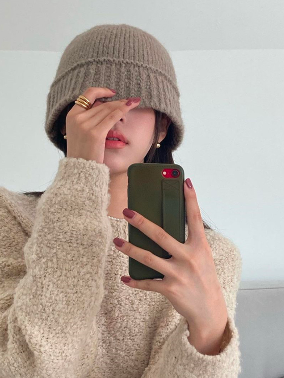 Knit Bucket Hat NA201