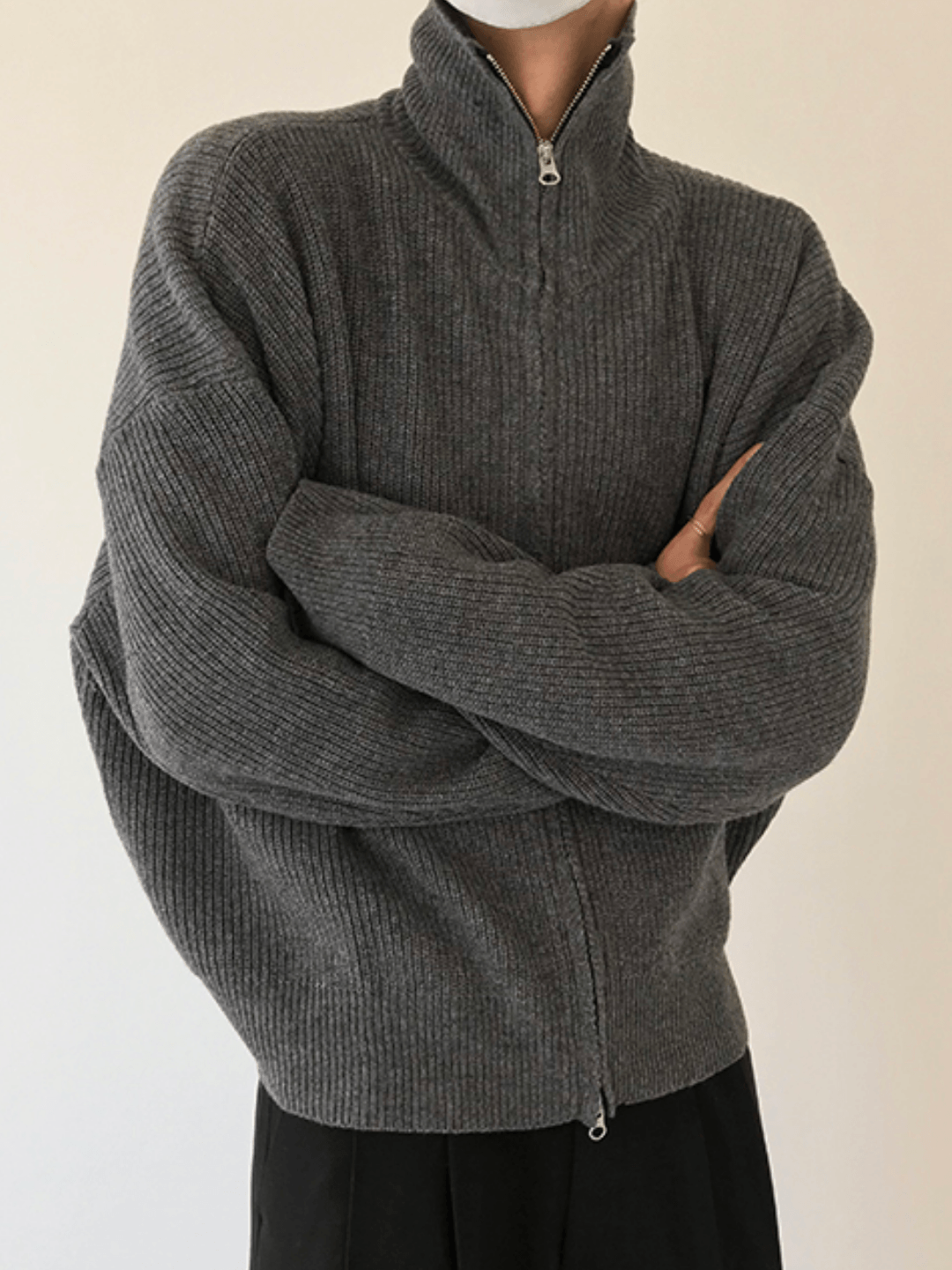 [COLN] The zipper sweater NA322