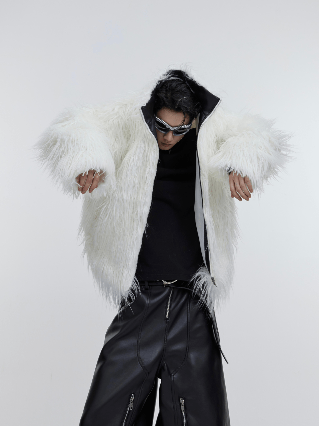 [CulturE] mink hair heavyweight thickened jacket na837