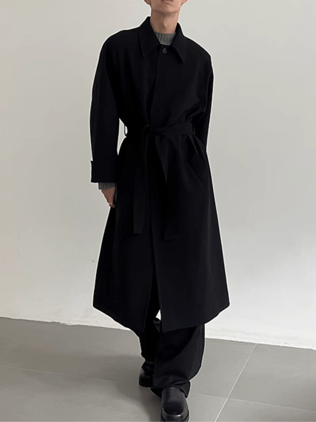 [COLN] The lushness long trench coat na770