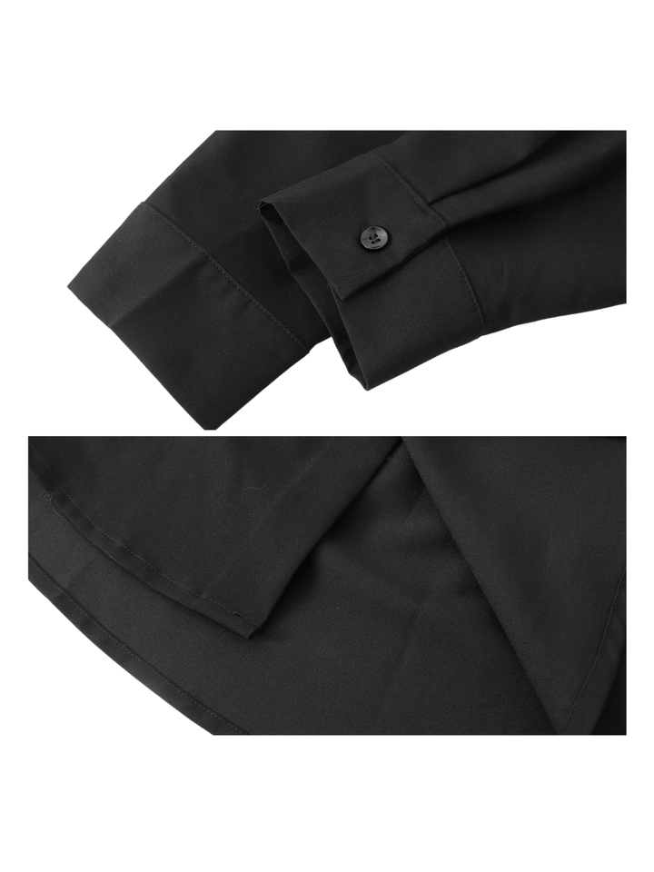 [CUIBUJU] raffiti letter design shoulder pad shirt na664