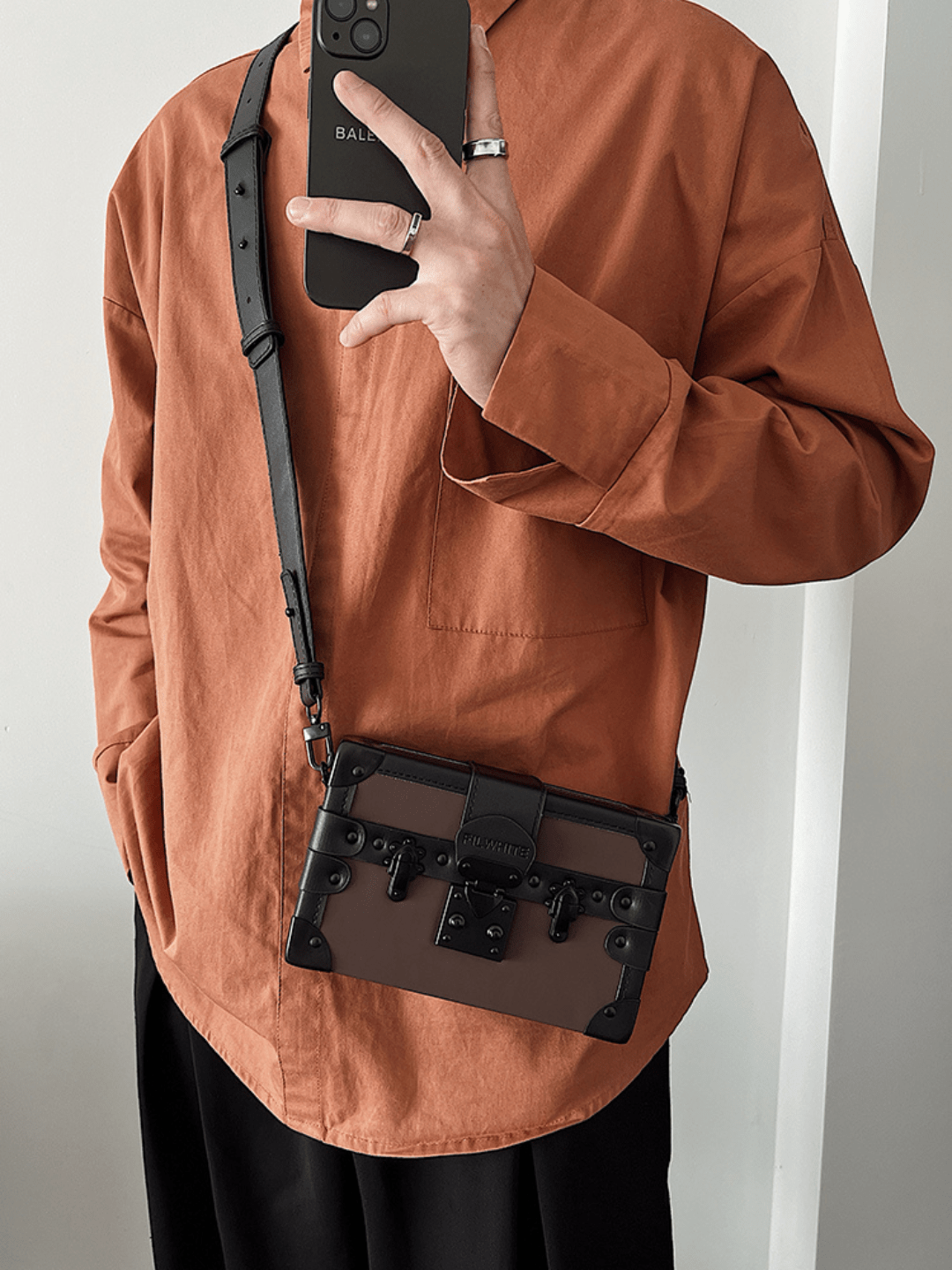 neutral wind crossbody square bag na862