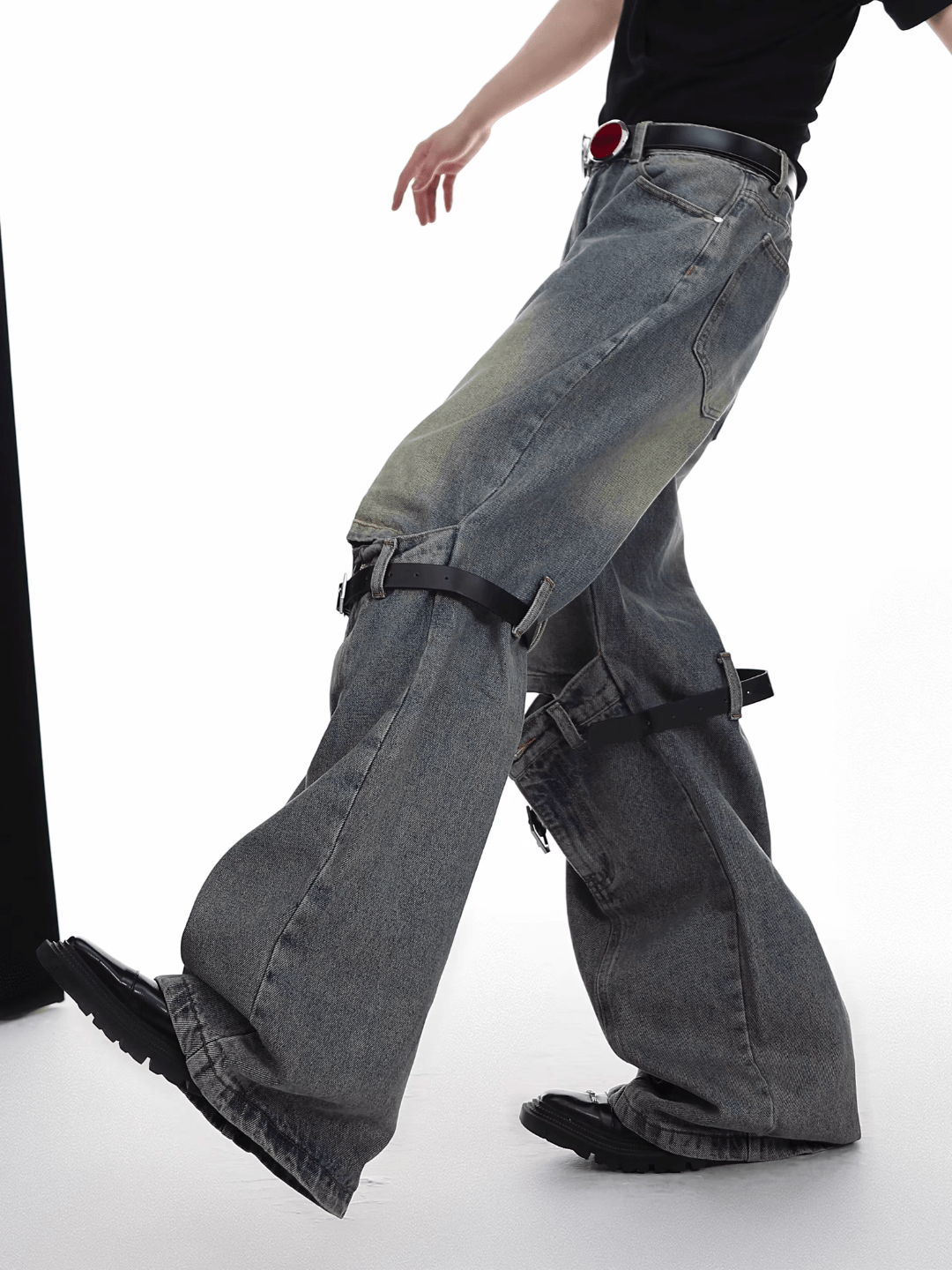 [_kuro_05] High Waist Flare Jeans kr11 