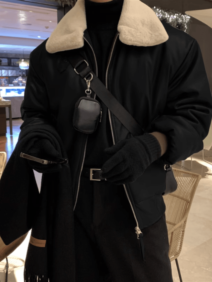 [MRCYC] Korean lamb wool cotton coat jacket na784