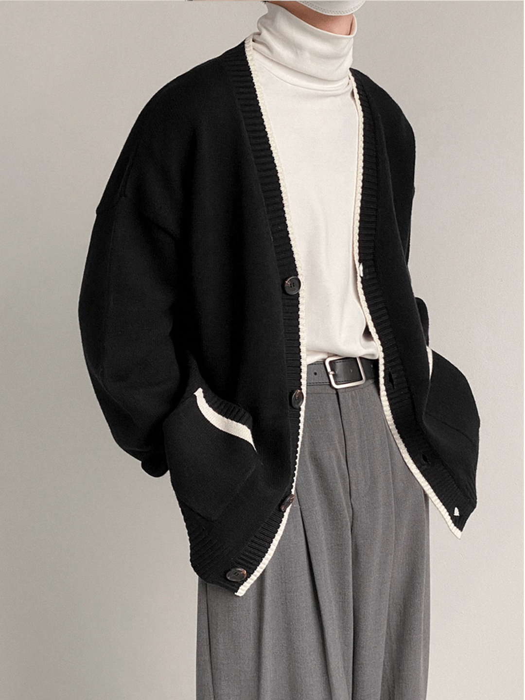 [DAZIONSED] Trendy design V-neck sweater NA602
