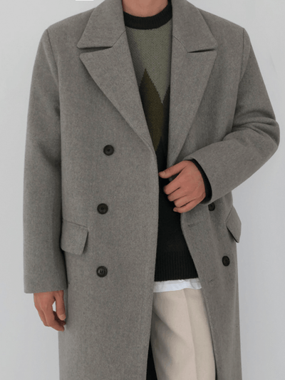 [MRCYC] Double Breasted Wool Long Coat NA560