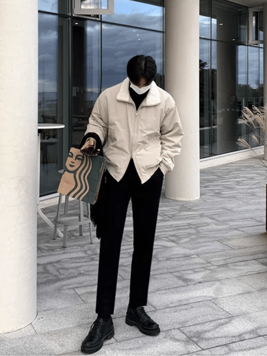 [MRCYC] Korean version loose-faced cotton jacket jacket na715