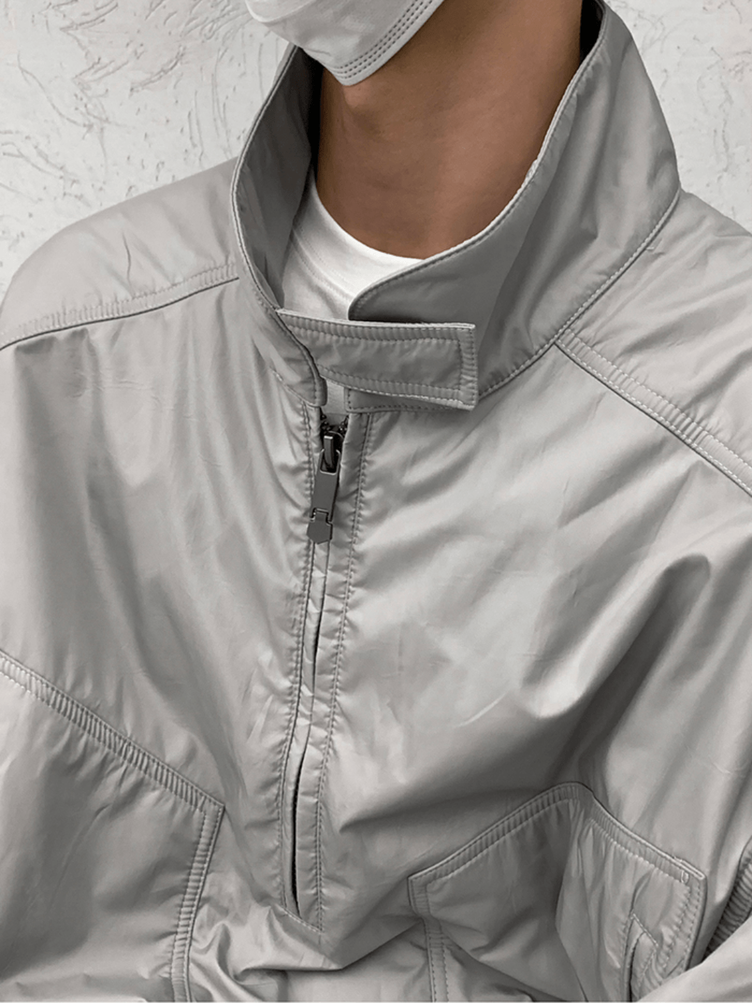 [HOZI] Fabric Jacket NA536