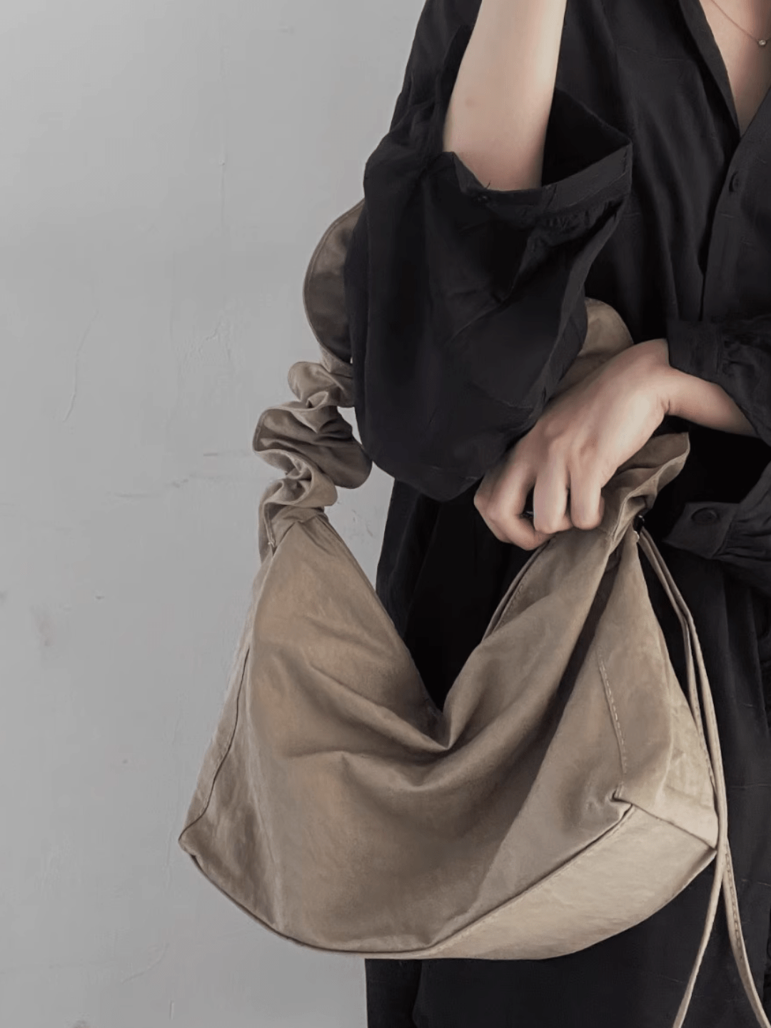 design drawstring dual-use shoulder crossbody bag na637