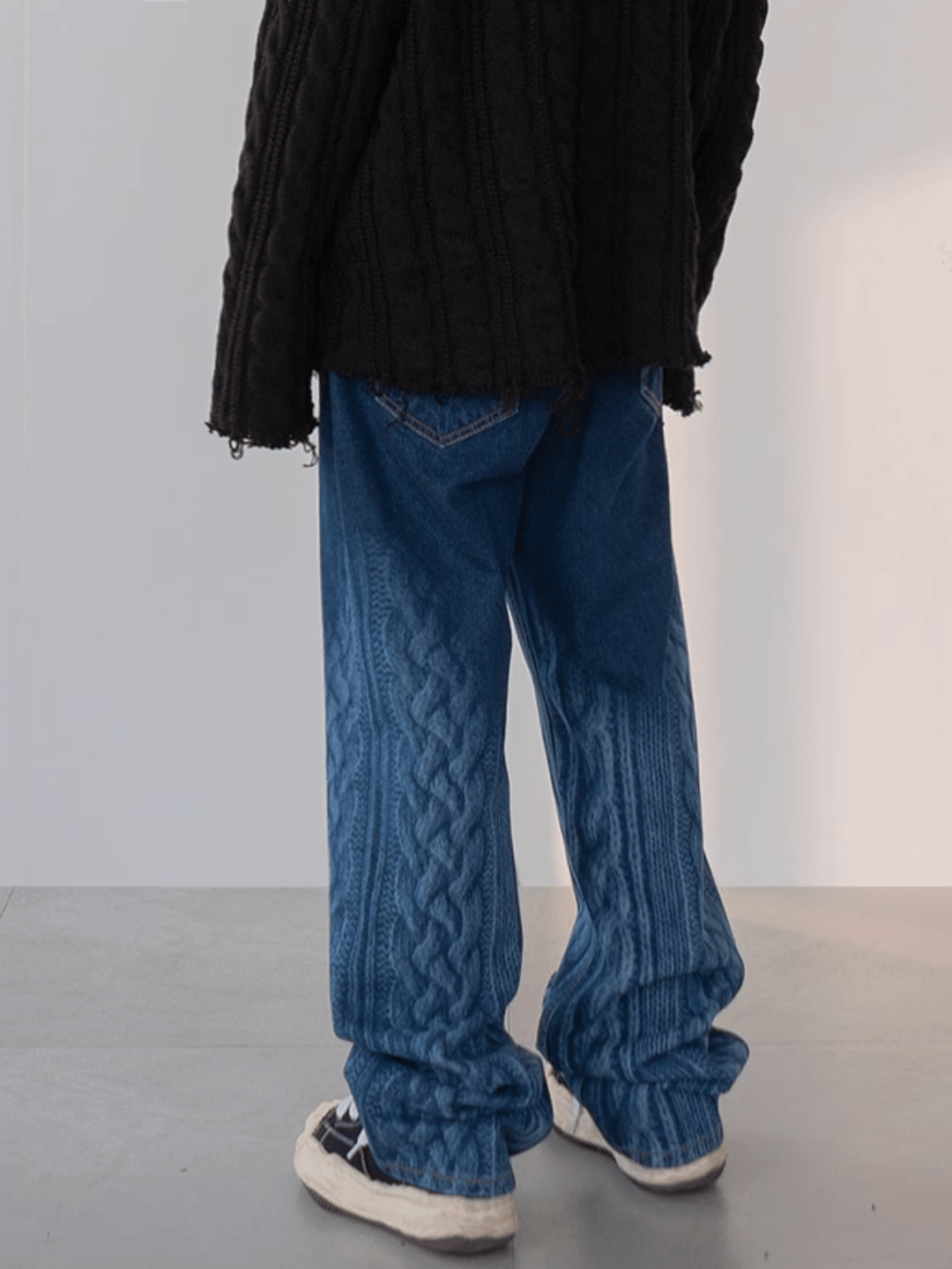 [MRCYC] Twist design thickened jeans na687
