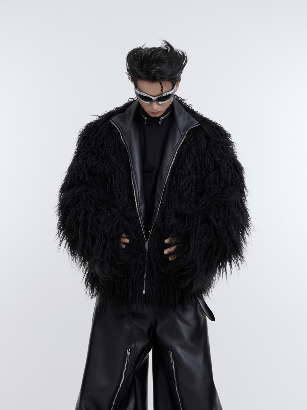 [CulturE] mink hair heavyweight thickened jacket na837